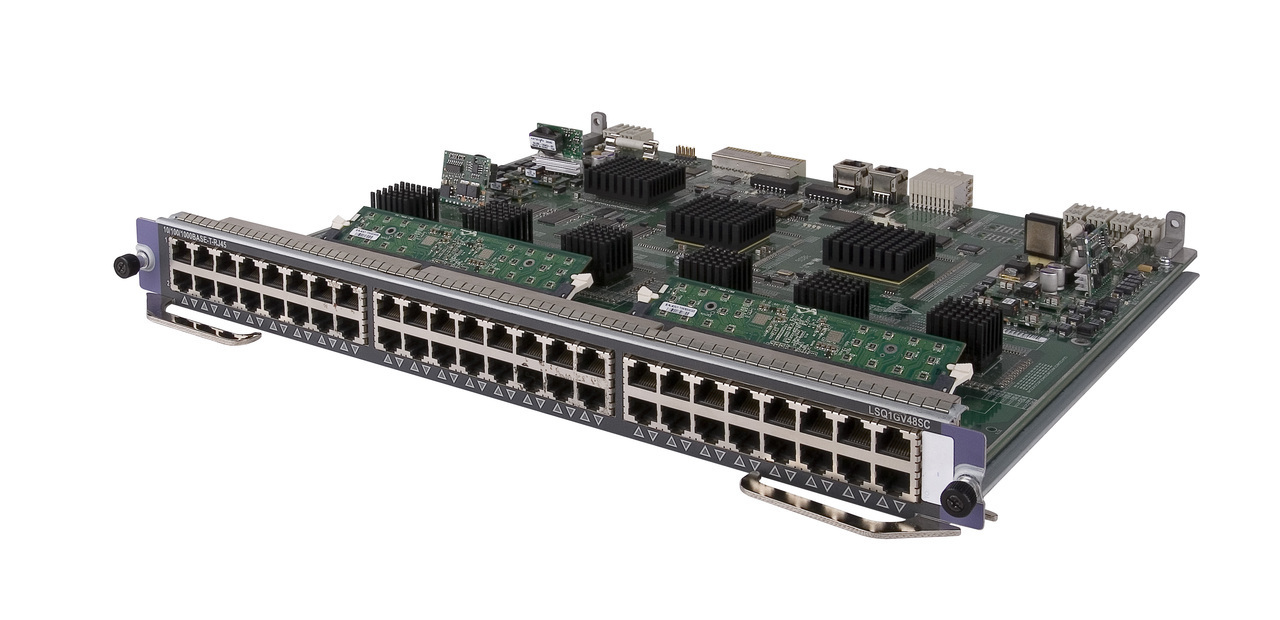 HP 7500 / H3C S7500 48-Port Gig-T PoE-upgradable SC Module JD210A LSQ1GV48SC0