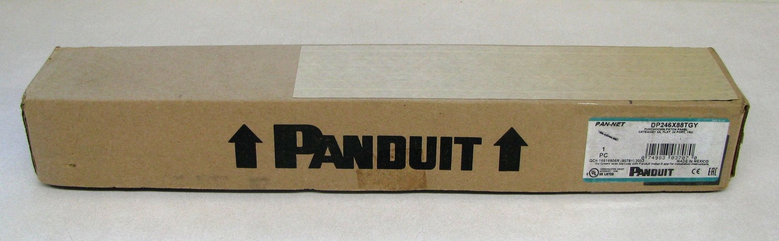 Panduit DP246X88TGY 24-Port Cat6a 10Gig Patch Panel, New Open Box ~STSI