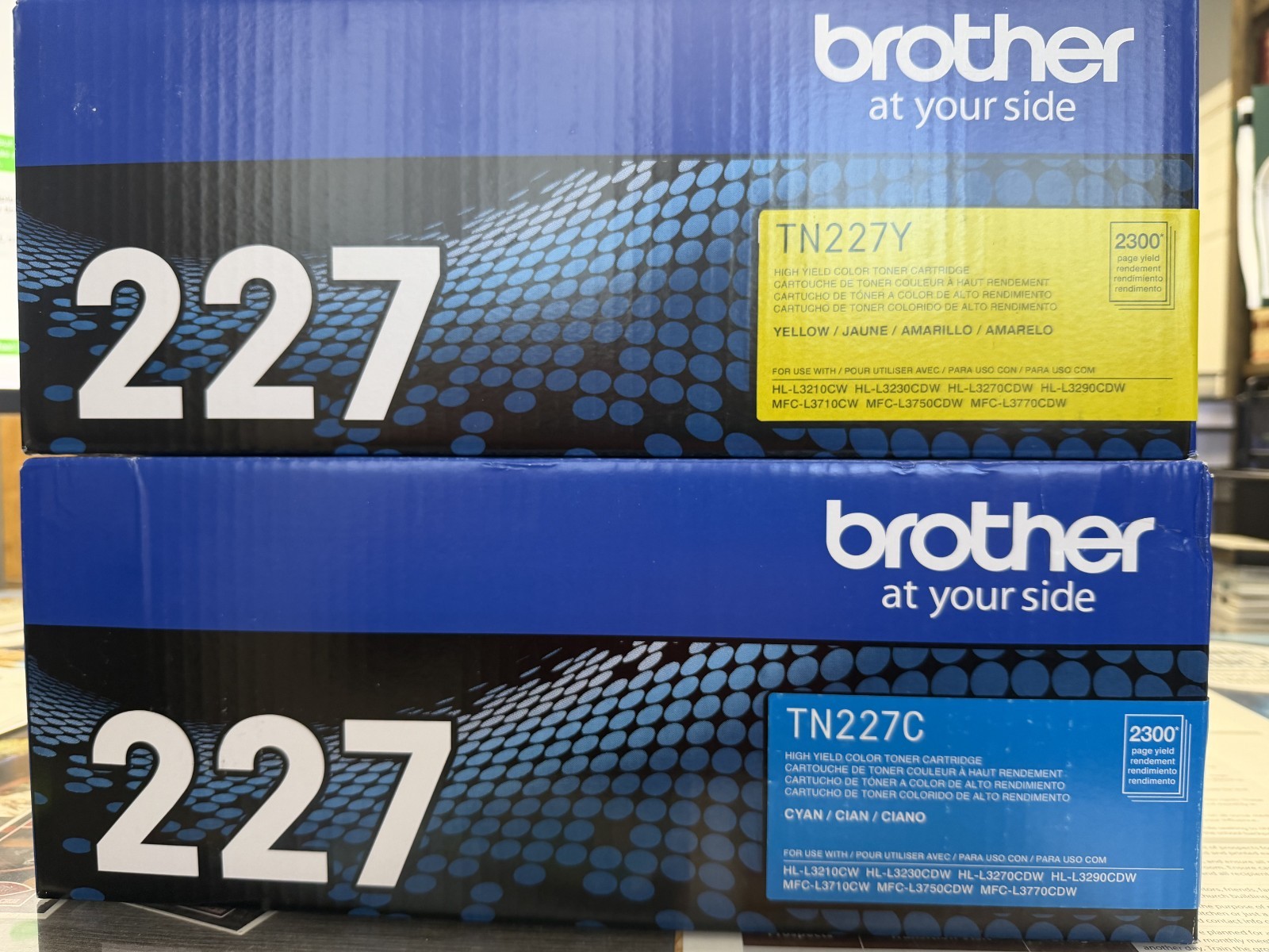 Original Genuine Brother TN227 Toner Set BK C M Y High Yield ~4 Pack