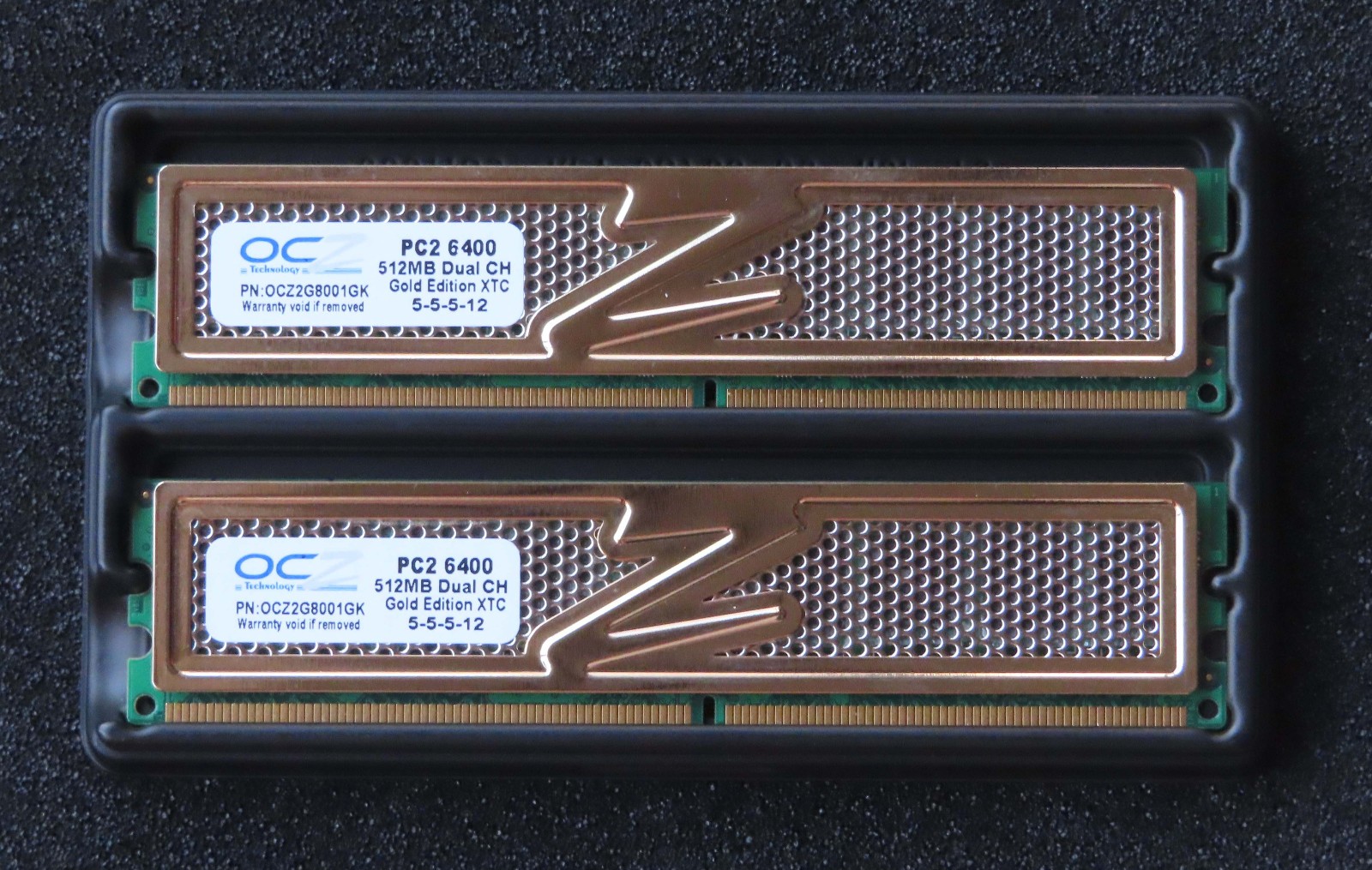 OCZ Gold & Platinum 1GB (2x512MB) & 2GB (2x1GB) DDR2 PC2-6400 Desktop Memory