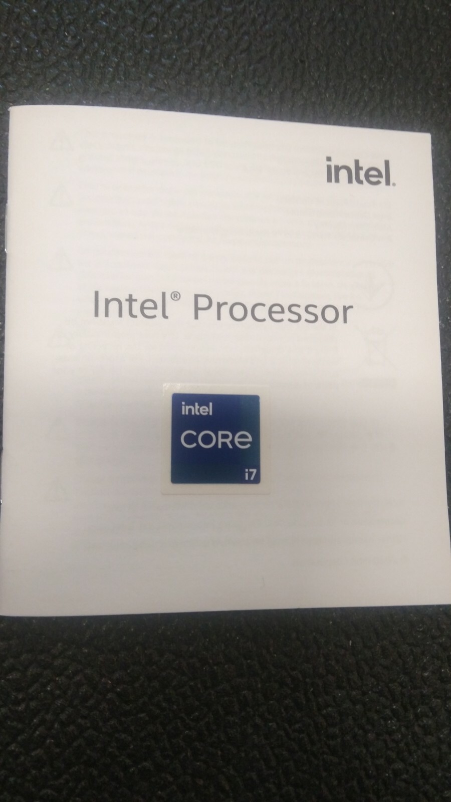 Genuine Intel 11~14th Generation Core i7 Badges blue color Sticker 1.8cm X 1.8cm