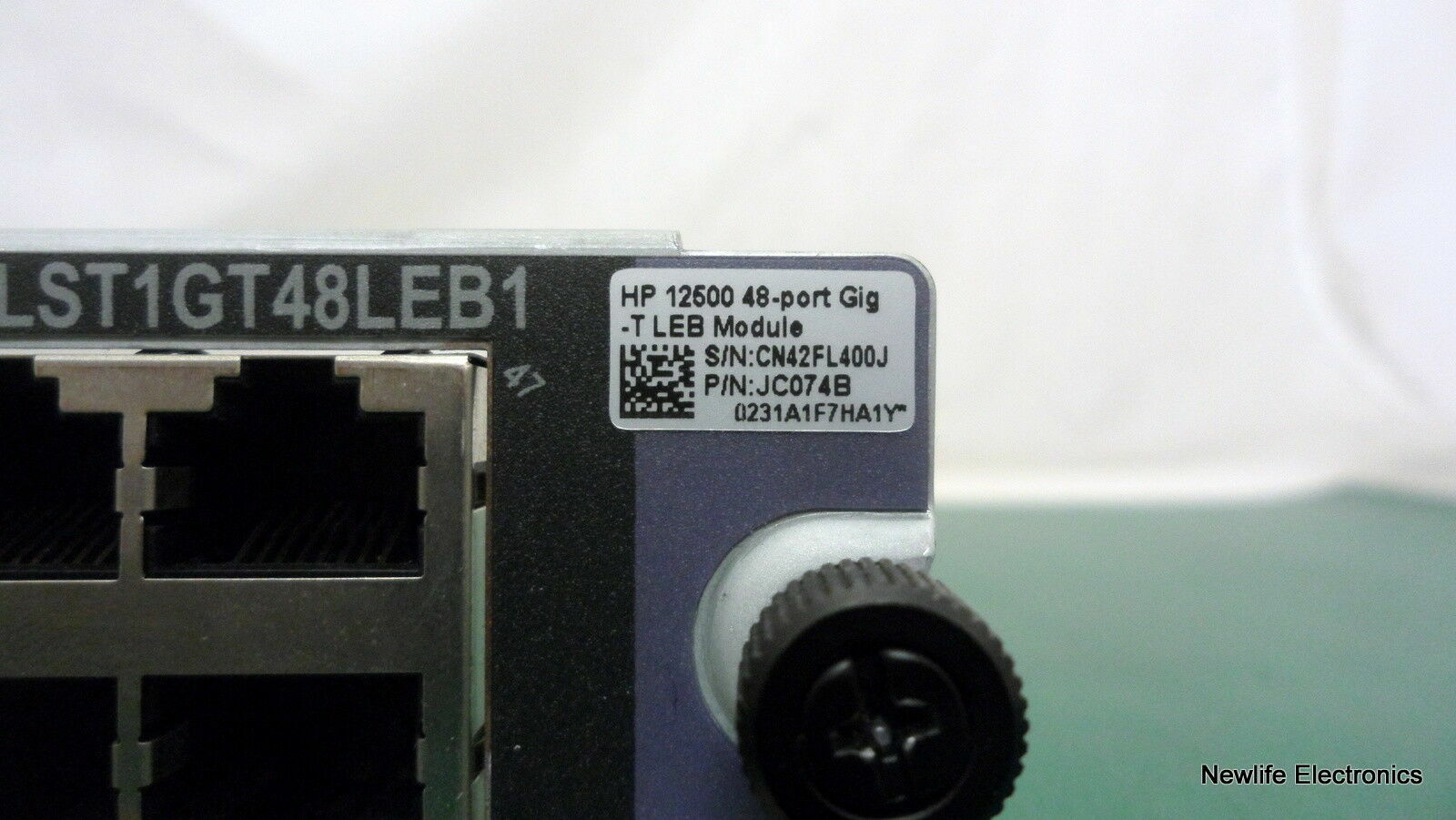 HP JC074-61101 A12500 48-port Gig-T LEB Module JC074B
