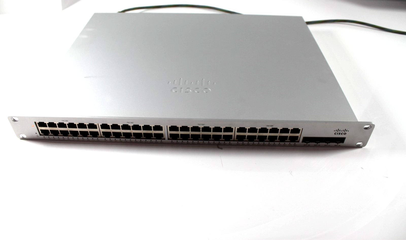 CISCO MS225-48FP-HW MERAKI Managed Switch-48 POE+ Ethernet Ports - Power Tested