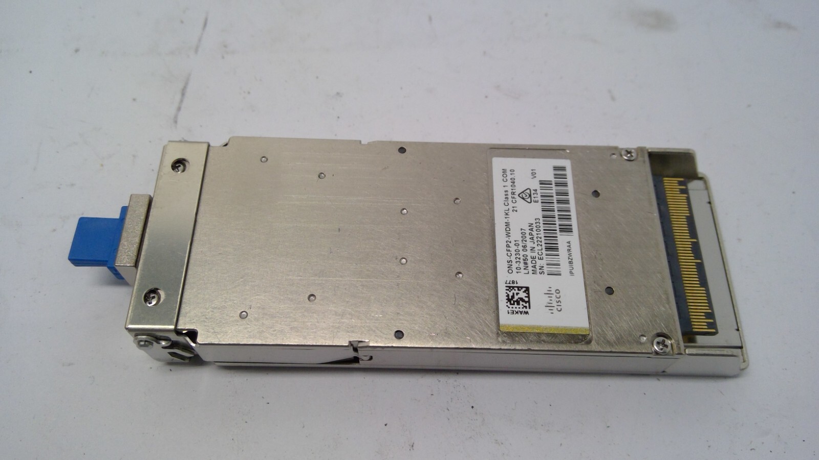 Cisco ONS-CFP2-WDM-1KL 100G *QPSK  /  200G 16-QAM-WDM CFP2 Pluggable, C temp