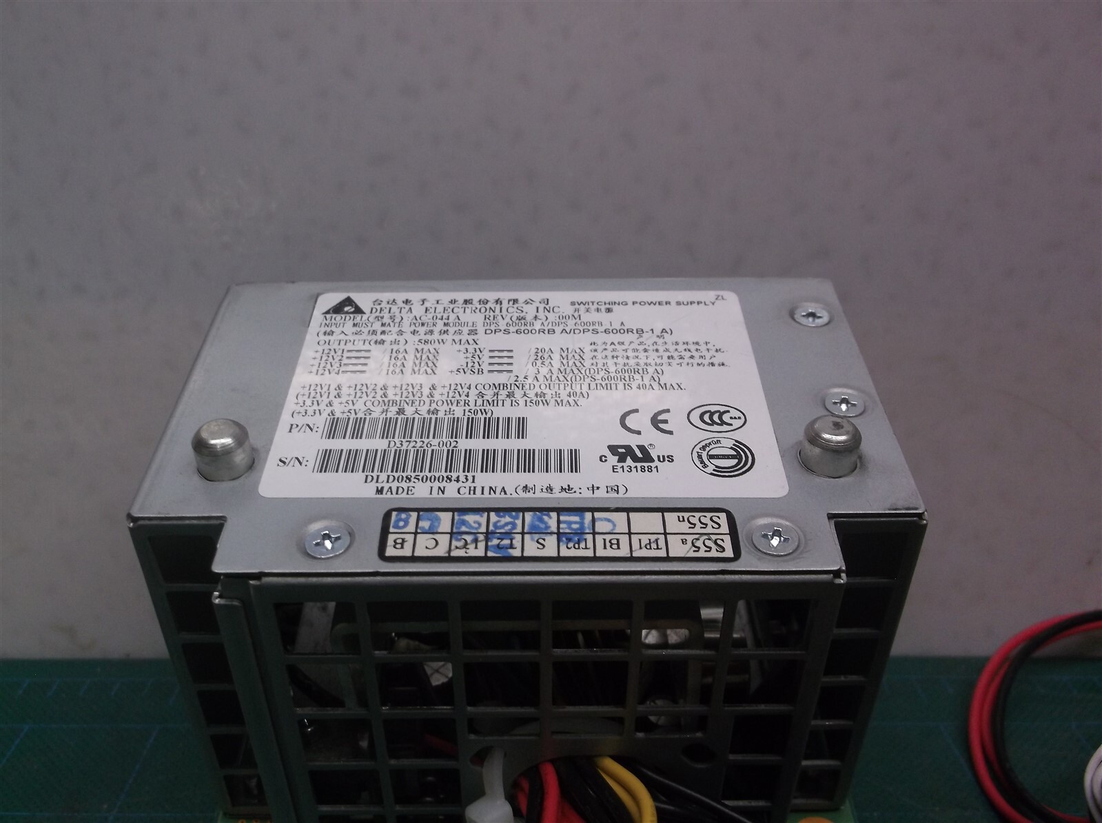DELTA AC-044F SWITCHING POWER SUPPLY