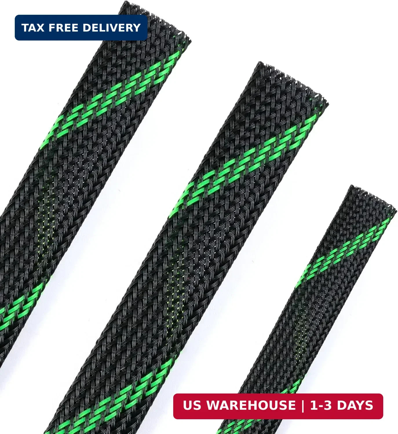 25ft PET Expandable Braided Cable Sleeve 1/2inch(12mm) Pet Braided Cable Sleeve