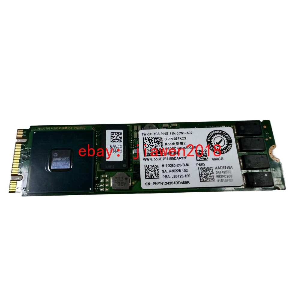 Dell 7FXC3 480GB M.2 2280 SATA SSD Intel SSDSCKKB480G8R 07FXC3 BOSS Card