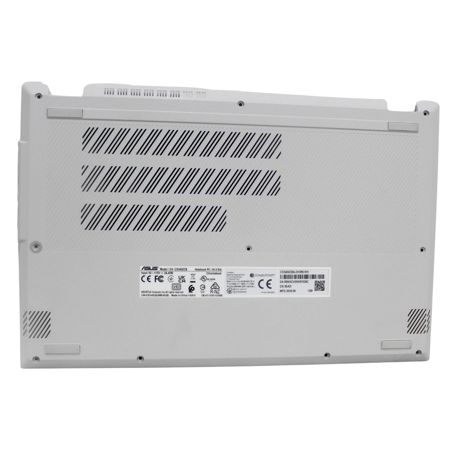 13N1-HSA0701 Asus Bottom Base Cover Chromebook Cx3402Cba-Dh386-Wh "GRADE A"