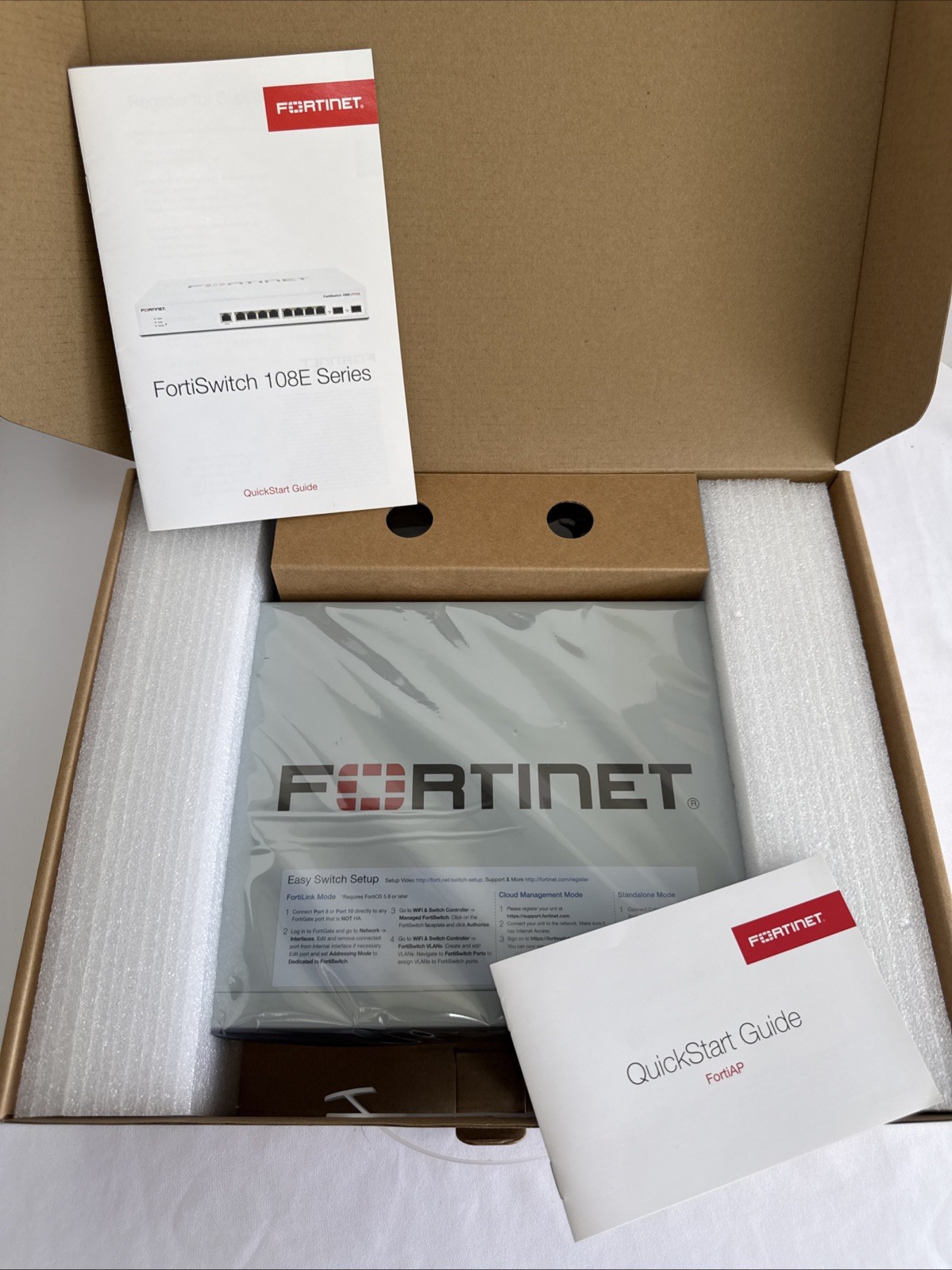 Fortinet Fortiswitch FS-108E-POE 8 Port Micro Managed Ethernet Switch-Brand New