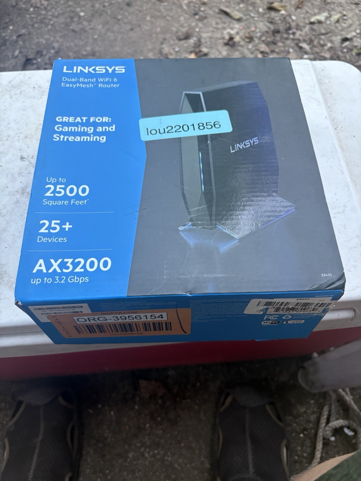 Linksys Arena 6 Dual-Band WiFi Mesh Router AX3200 Black