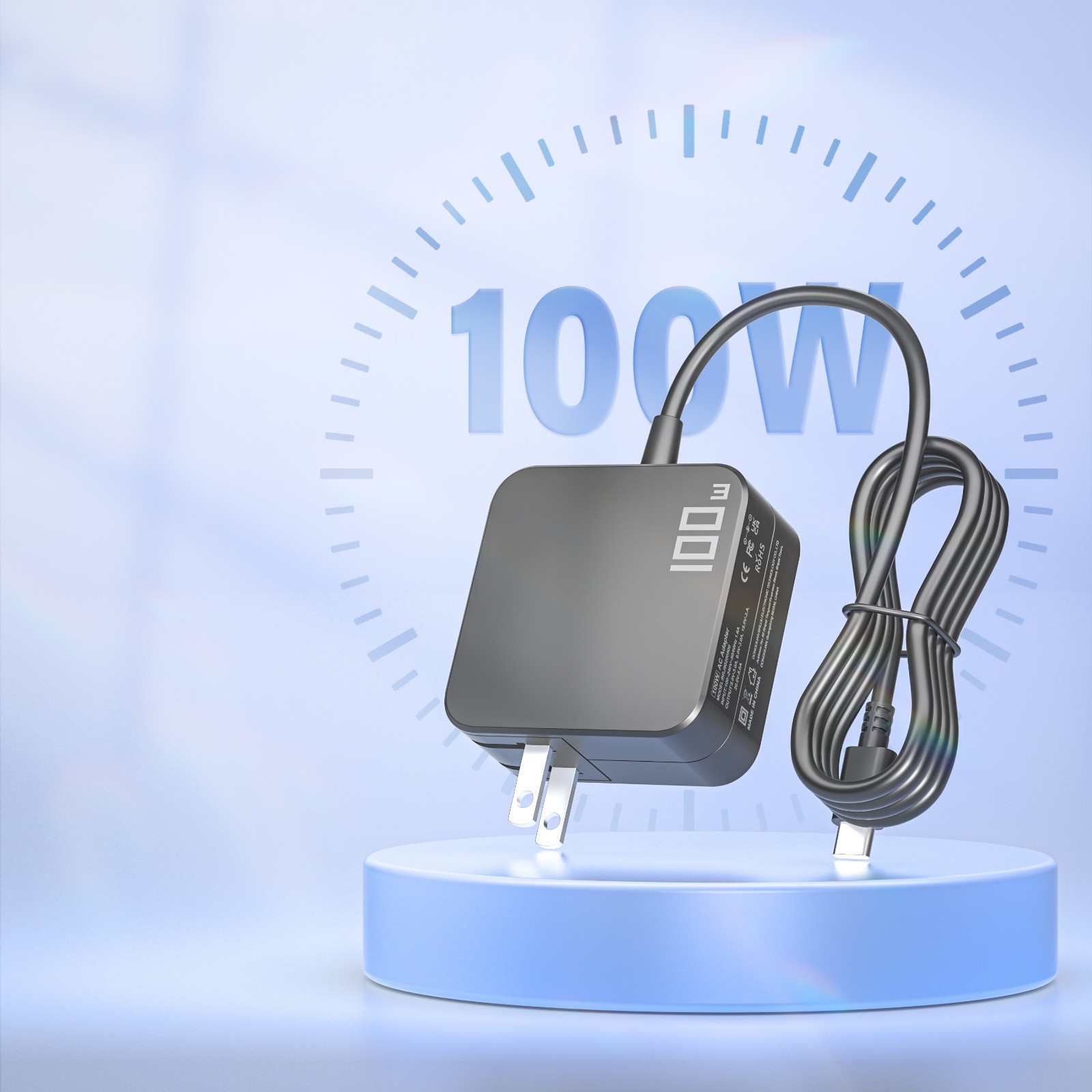 100W 20V 5A USB C to USB C Fast Charging Wall Charger for DEWALT Battery Charger