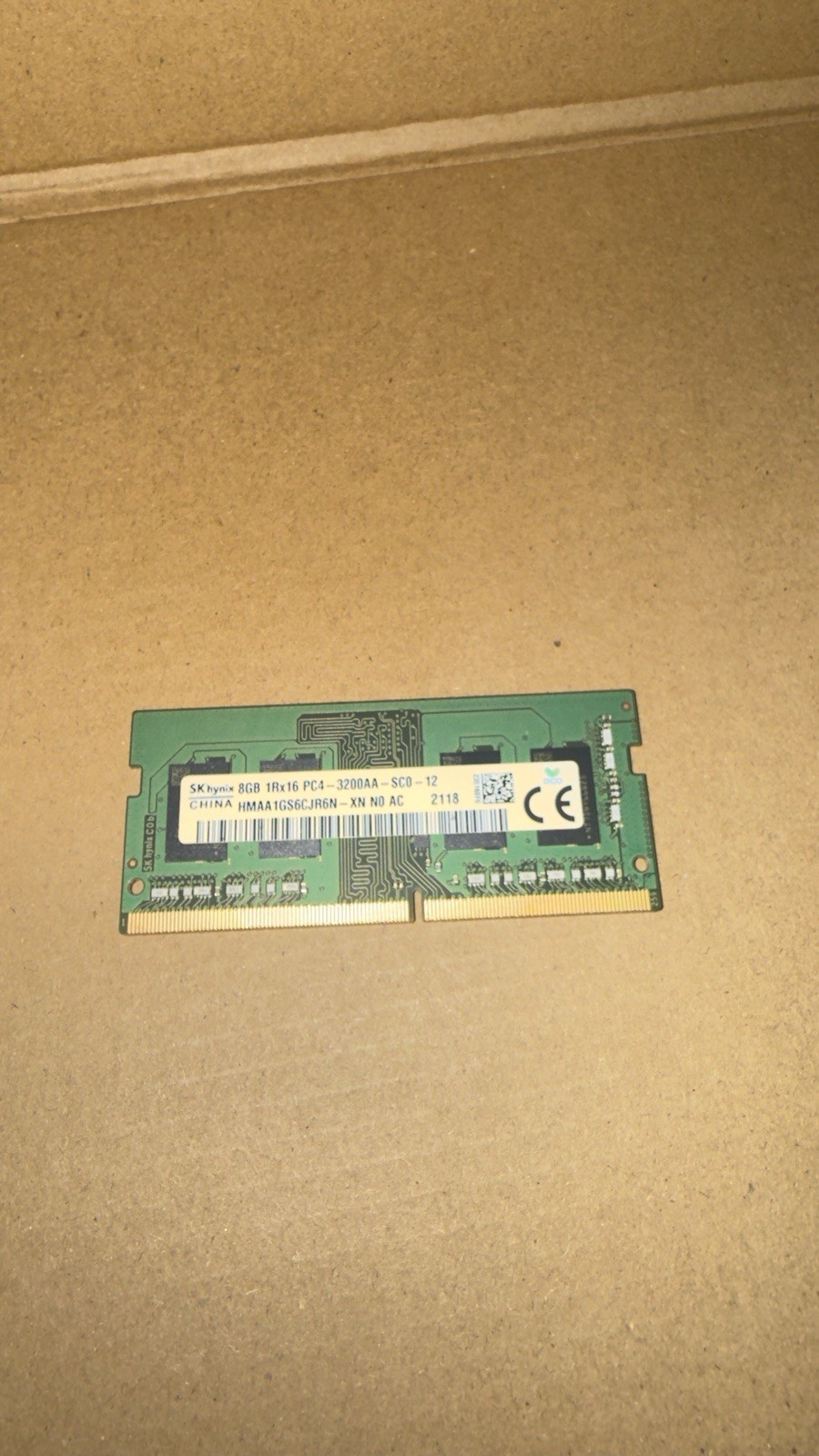 SK Hynix 8GB PC4-25600 DDR4-3200 SO-DIMM Memory HMAA1GS6CJR6N-XN