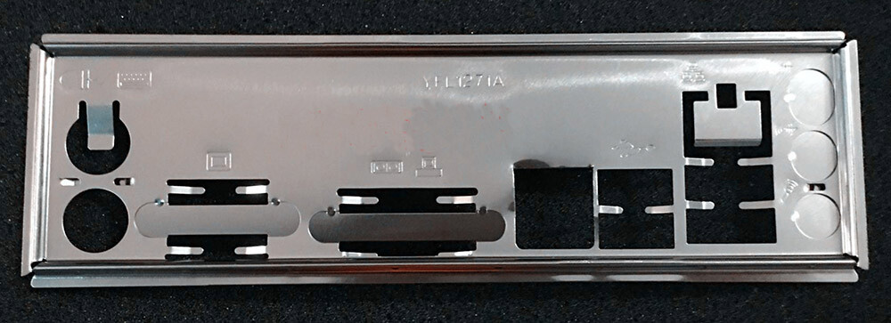 OEM I/O Shield For ASRock FM2A75M-DGS R2.0 Motherboard Backplate
