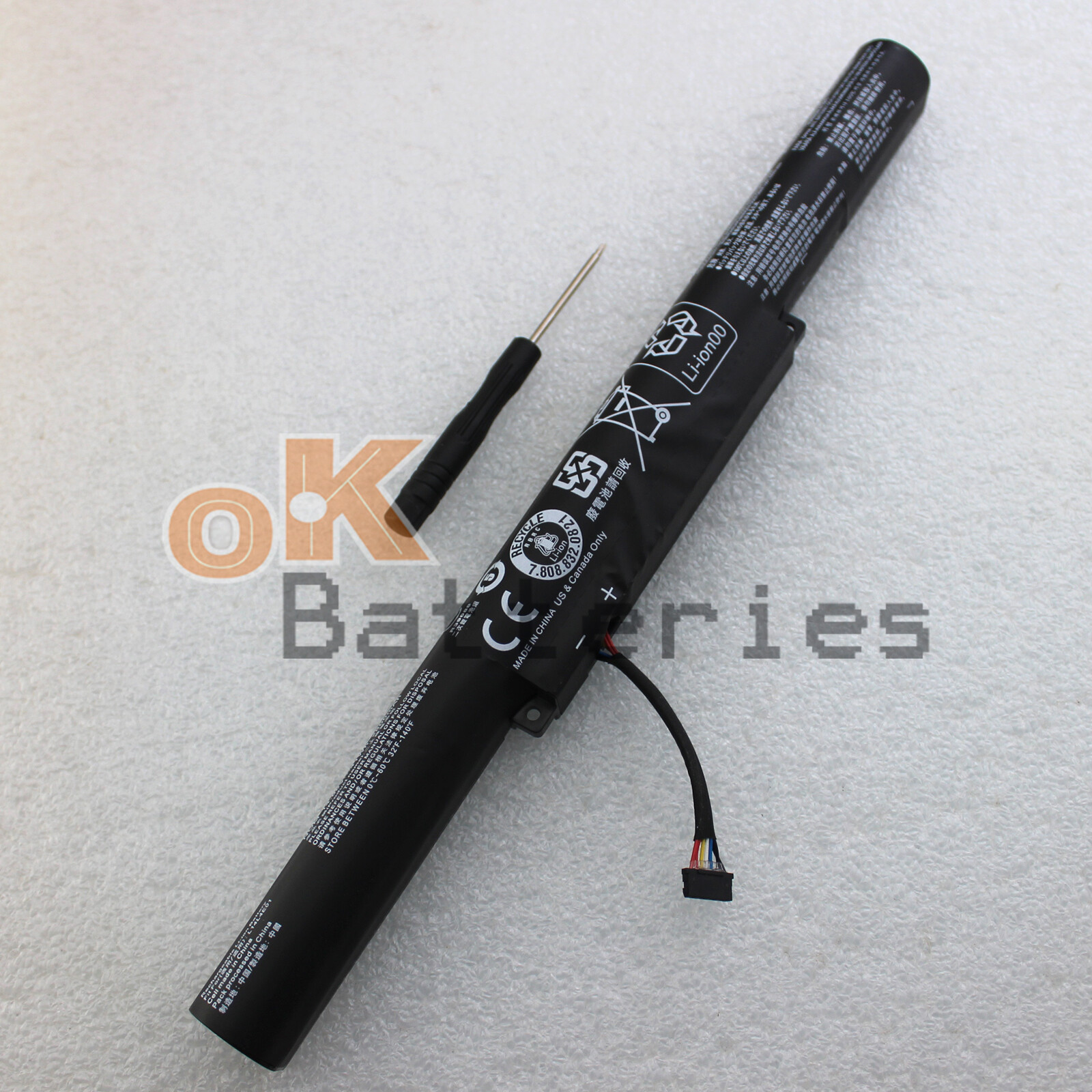New L14L4E01 L14L4A01 Battery for Lenovo V4000 Y50C Ideapad 500-15ACZ 500-15ISK