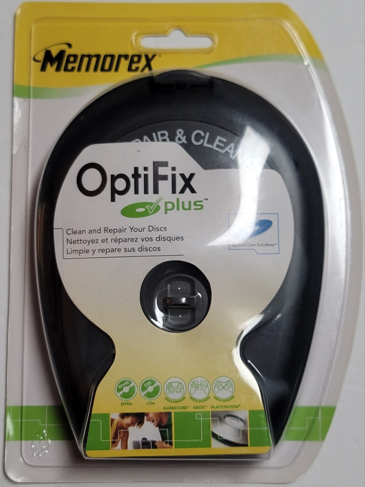 Memorex Optifix PLUS CD DVD Video Game Repair and Cleaner ~ Brand New Sealed