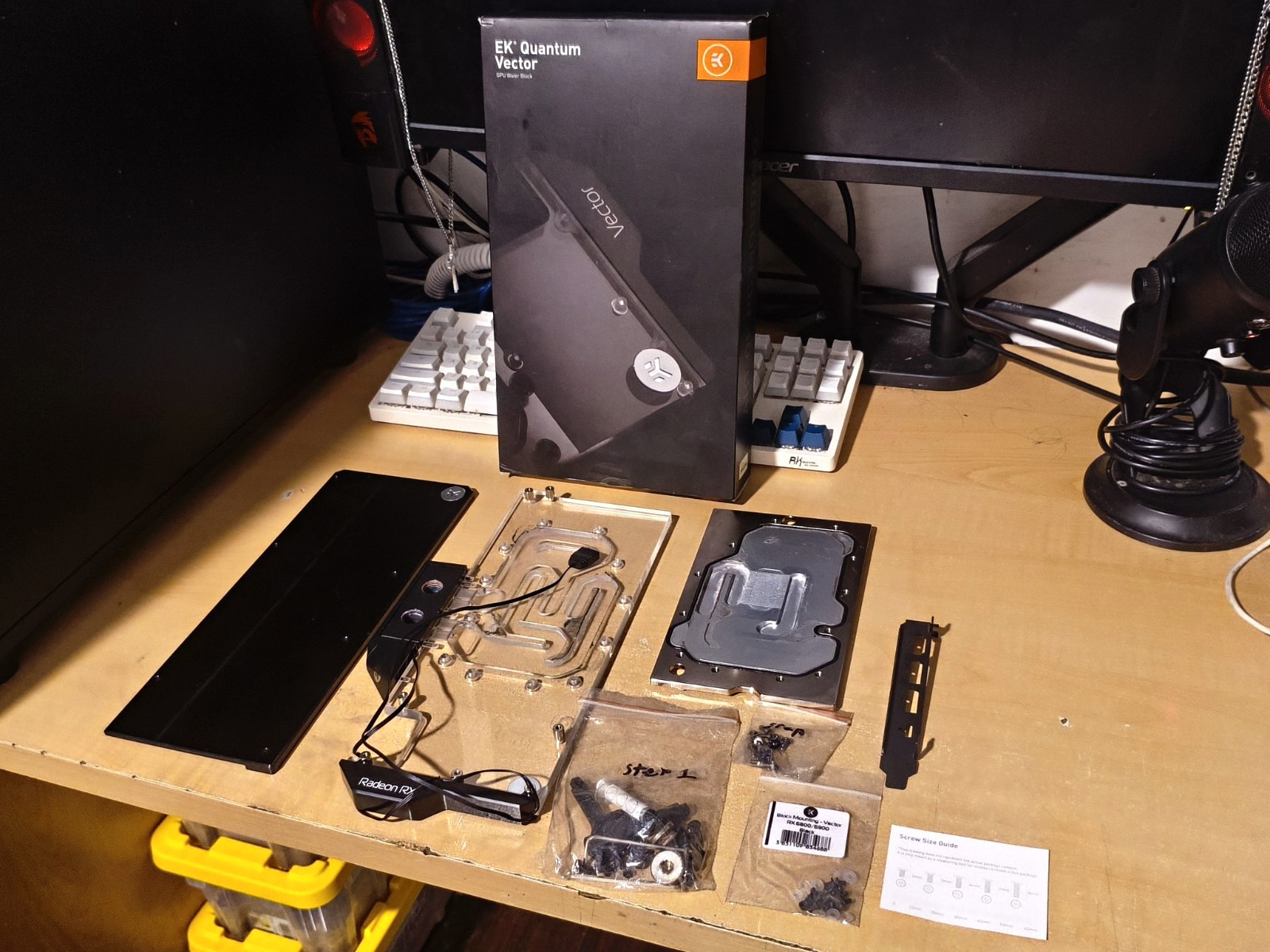 EK-Quantum Vector N+ Water block + Backplate for RX 6800XT/6900XT