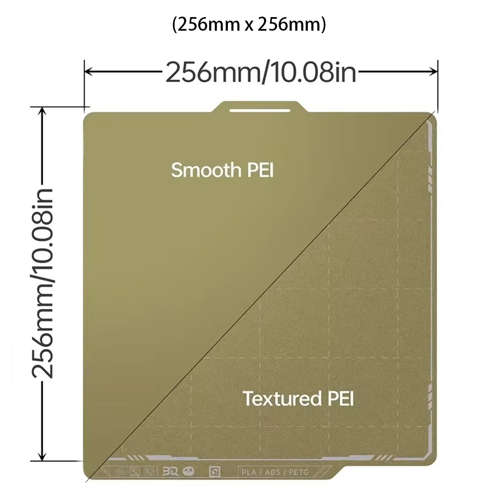BIGTREETECH Panda CryoGrip Pro Build Plate PEI PEO 180/256mm for Bambu Lab