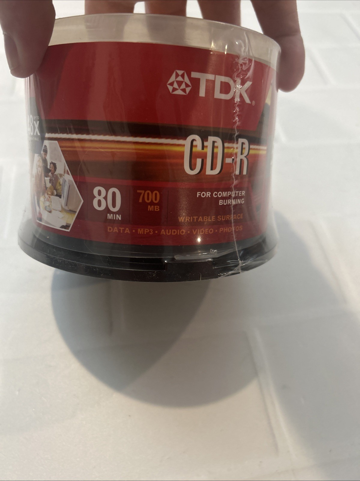 TDK 50 Pack CD-R 700MB 80 Min 48x New/Sealed.
