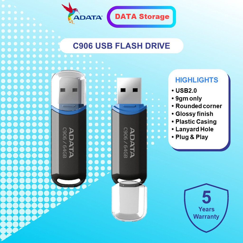 ADATA C906 16GB UDisk USB 2.0 Flash Drive Memory Thumb Pen Stick Storage Device