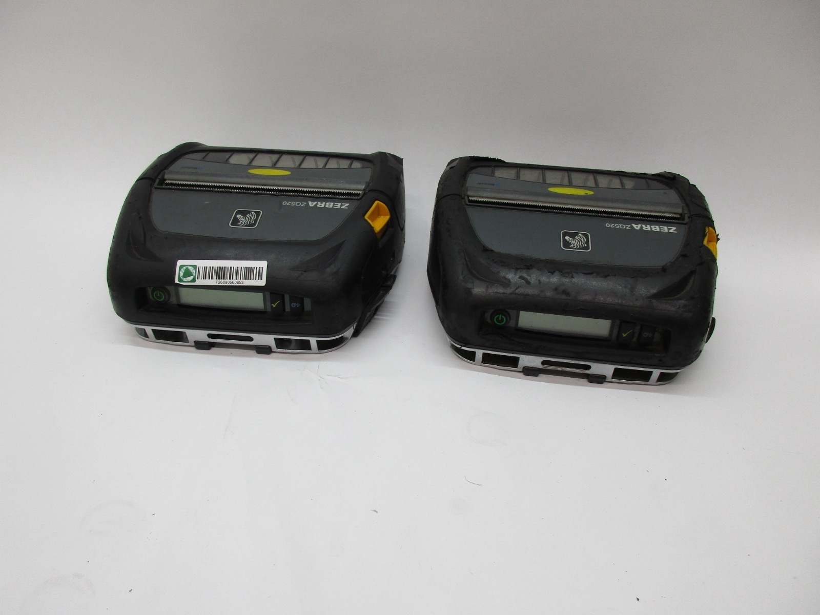 LOT- 2 ZEBRA ZQ520 MOBILE BLUETOOTH THERMAL PRINTER *PART&REPAIR* T5-A8
