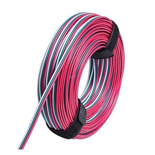80 Feet(24 Meter) 3 Pin LED Extension Wire 20 AWG,for 80 Feet 3 Pin 20AWG Wire