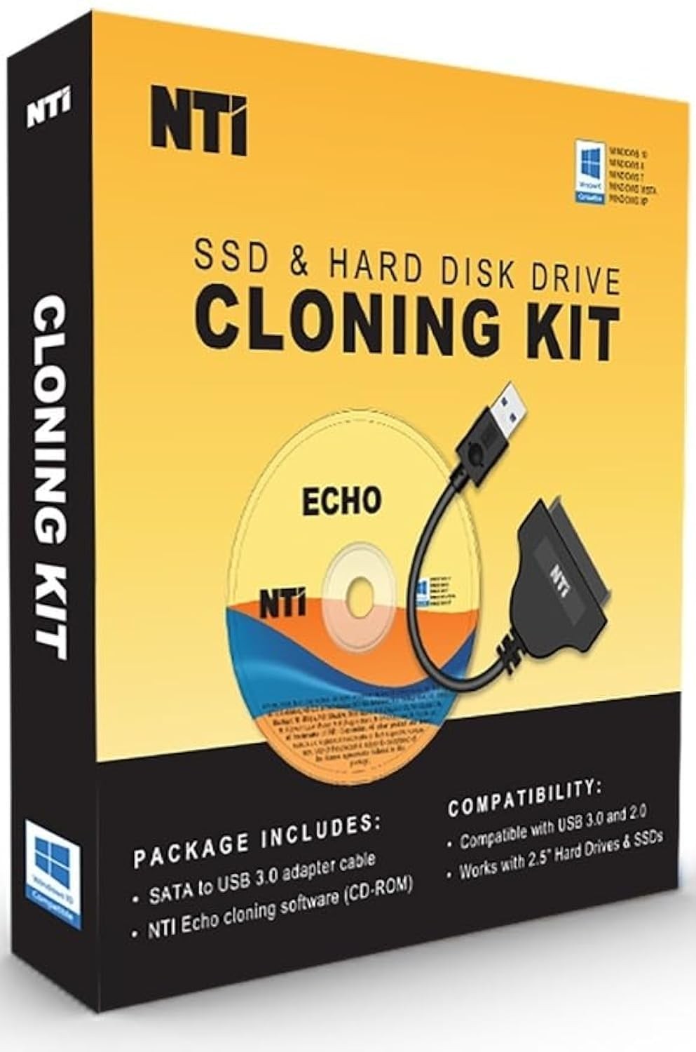 NTI Cloning Kit | NEW Version 7 Software | The Easiest, Safest Way to Upgrade...