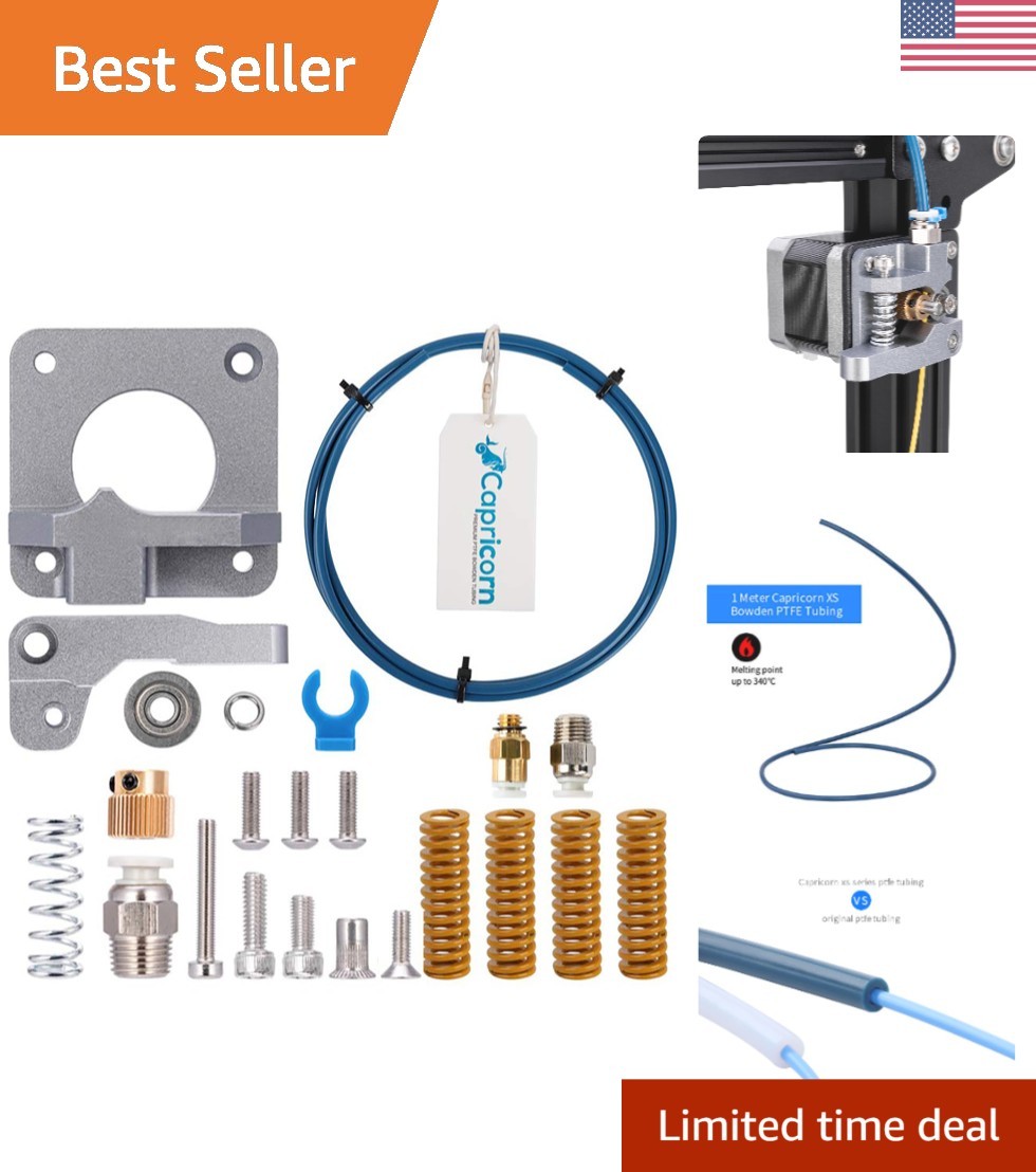 Upgrade Your 3D Printing: Metal Extruder & High-Quality Capricorn PTFE Tubing