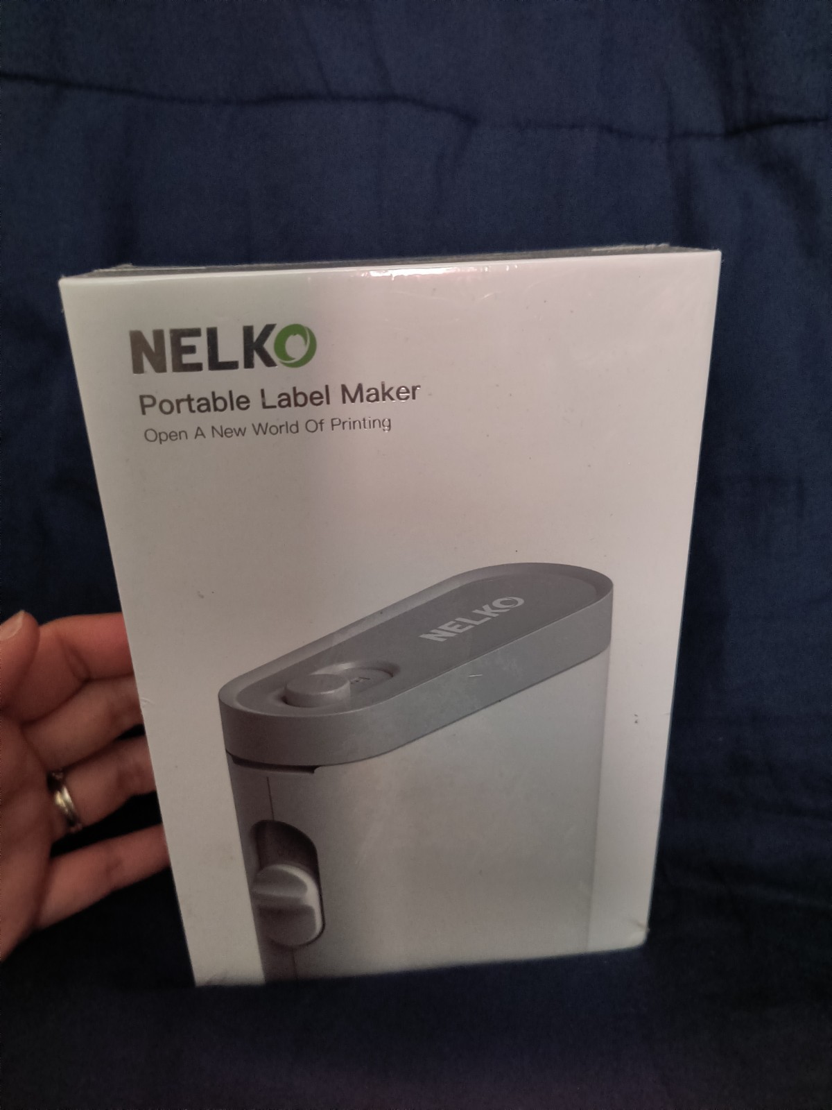  Label Maker Machine with Tape, P21 Bluetooth Label Printer, Wireless Mini 