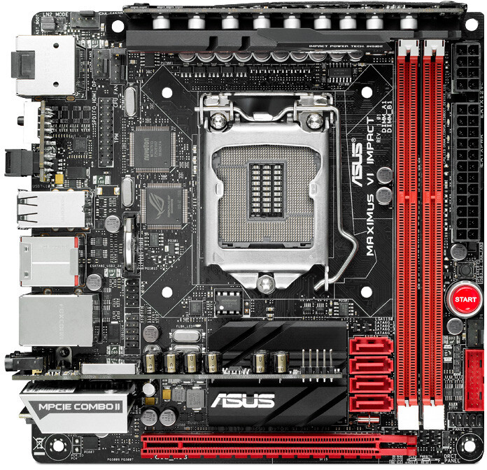 For Asus Maximus VI Impact Mini-ITX Motherboard Tested 100% ok LGA1150 DDR3