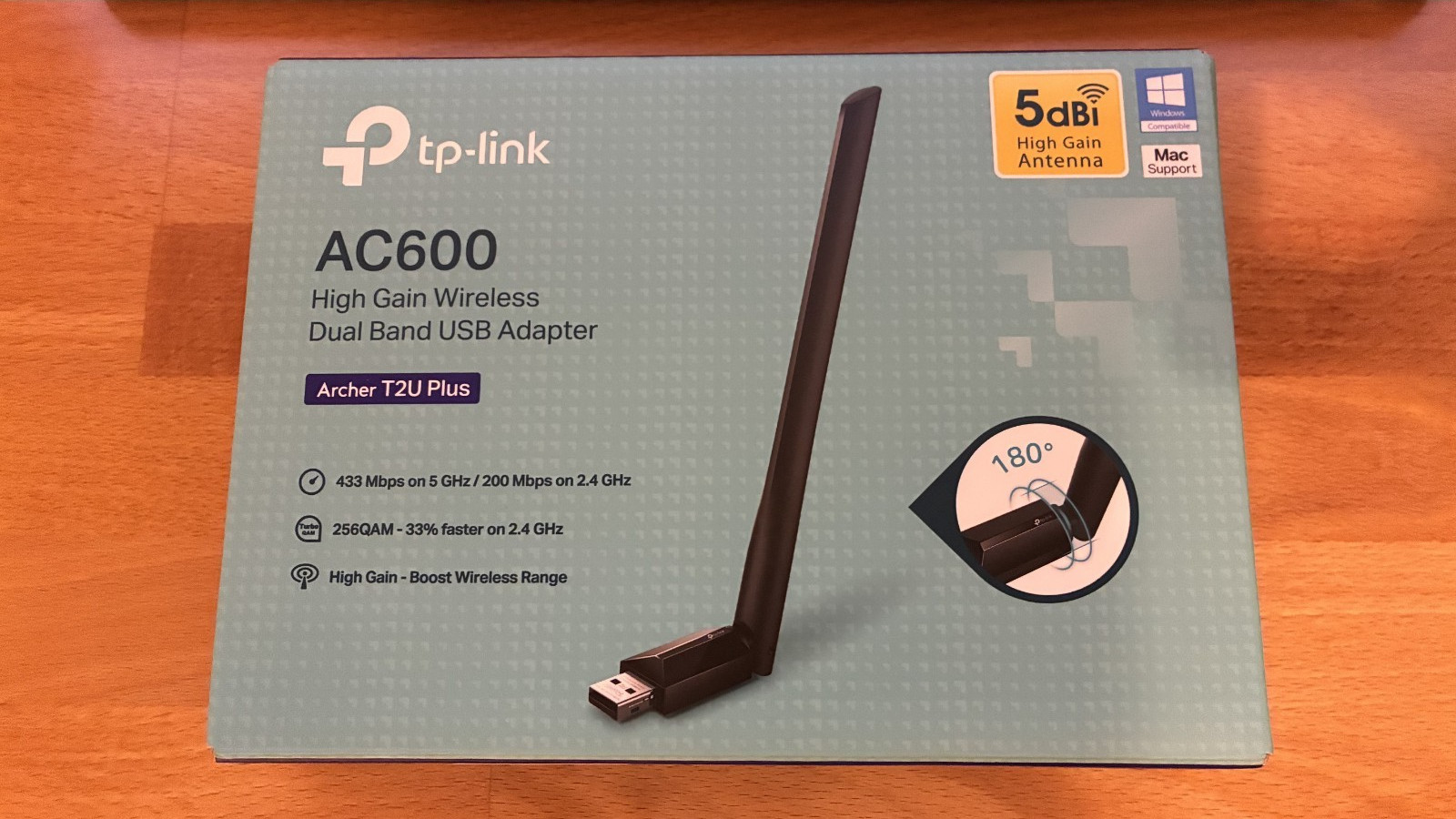TP-Link Nano AC600 USB WiFi Adapter Dual Band 2.4GHz 5GHz Desktop PC