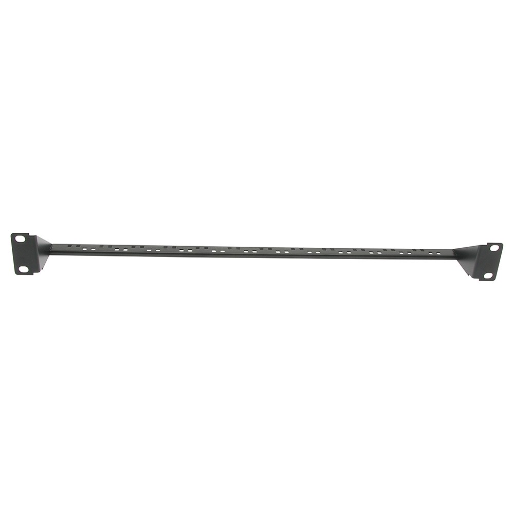 20 Pack of 19 inch 1U Support Bar Black