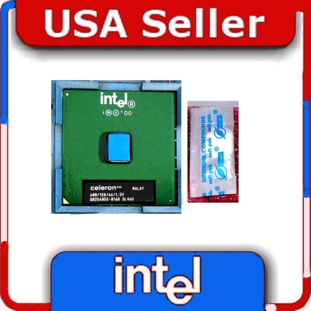 Celeron 600MHz Socket 370 CPU✔️NOT locked out✔️OK for Intel "EN and LX" Series✔️