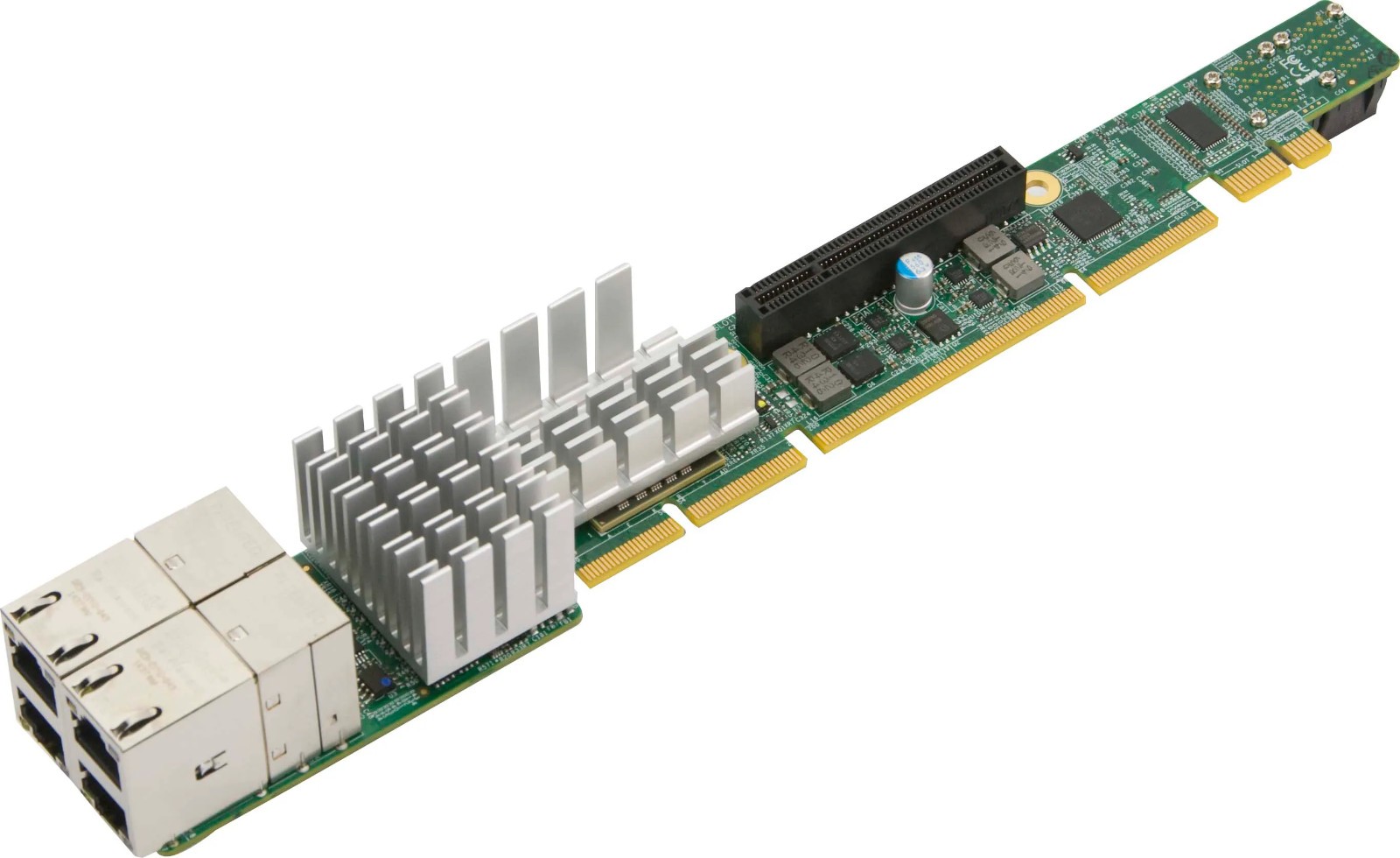 SuperMicro AOC-URN2-I4XT 1U Ultra 4-port10G RJ45,1xPCI-E 3.0 x8(internal),2 NVME