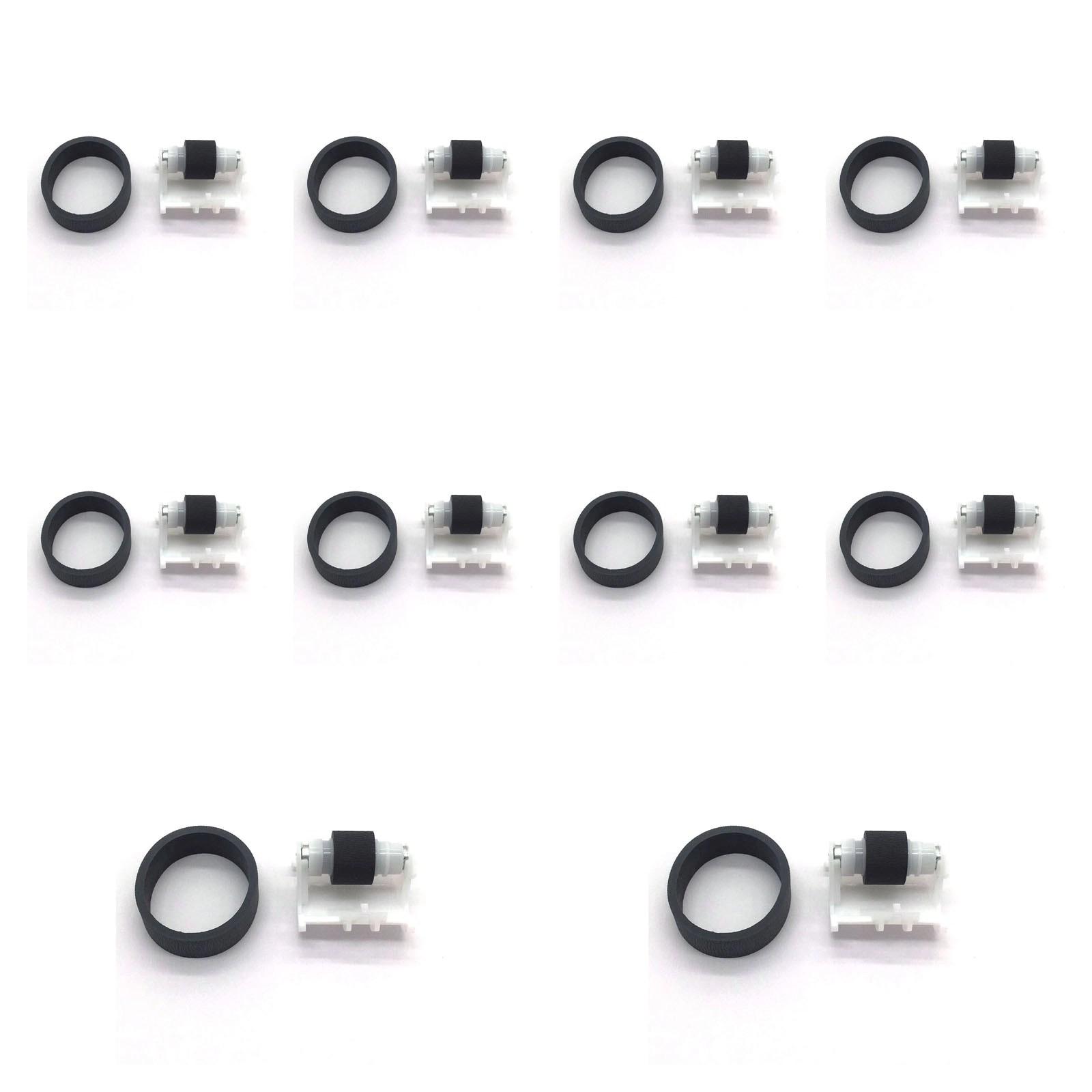 10sets Feed Separation Pickup Roller Rubber Tire For EPSON L 3110 L 3167 L 3150