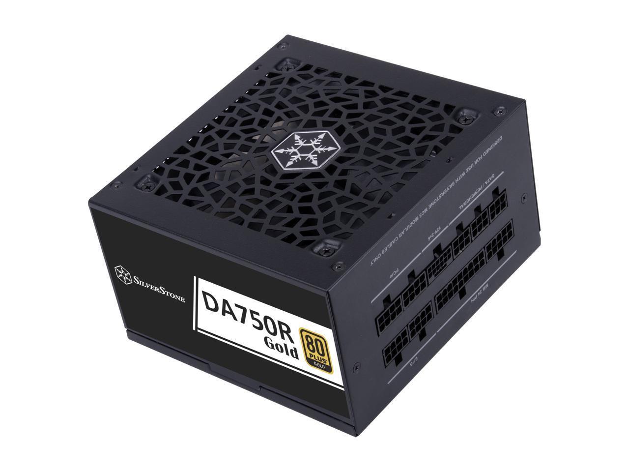 SilverStone DA750R-GMA 750 W ATX (ATX 3.0 Compatible) 80 PLUS GOLD Certified Ful