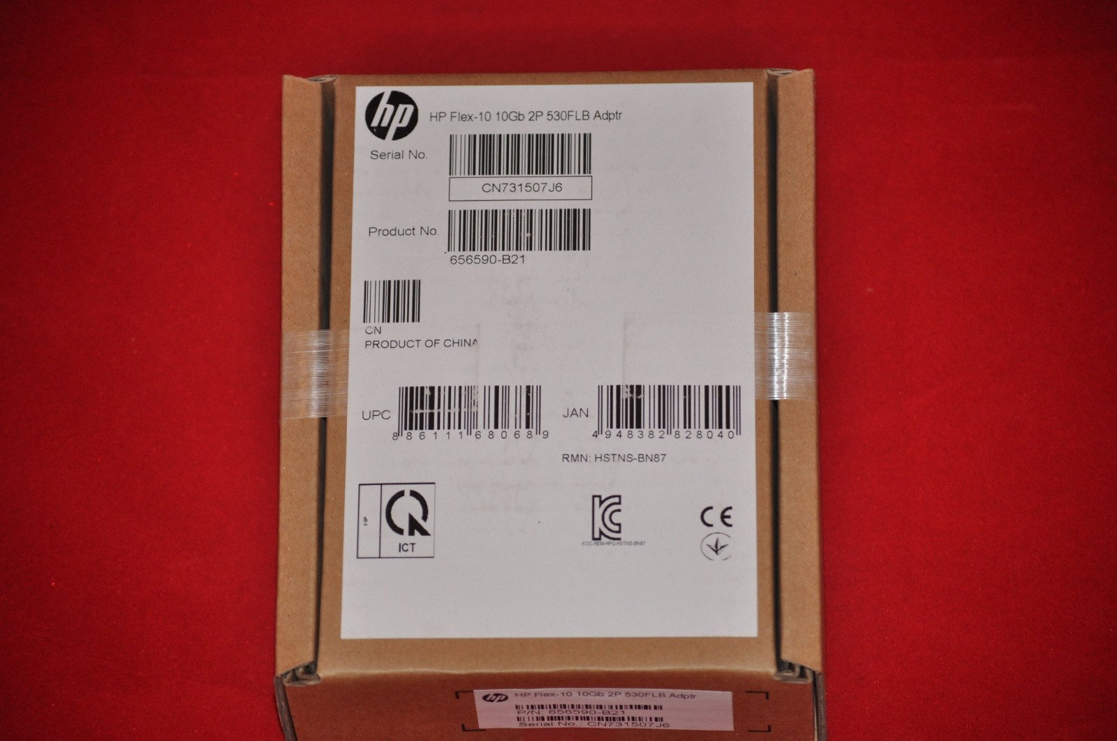 HP 656590-B21 - NEW F/S HP FLEX-10 10GB 2-PORT 530FLB ADAPTER