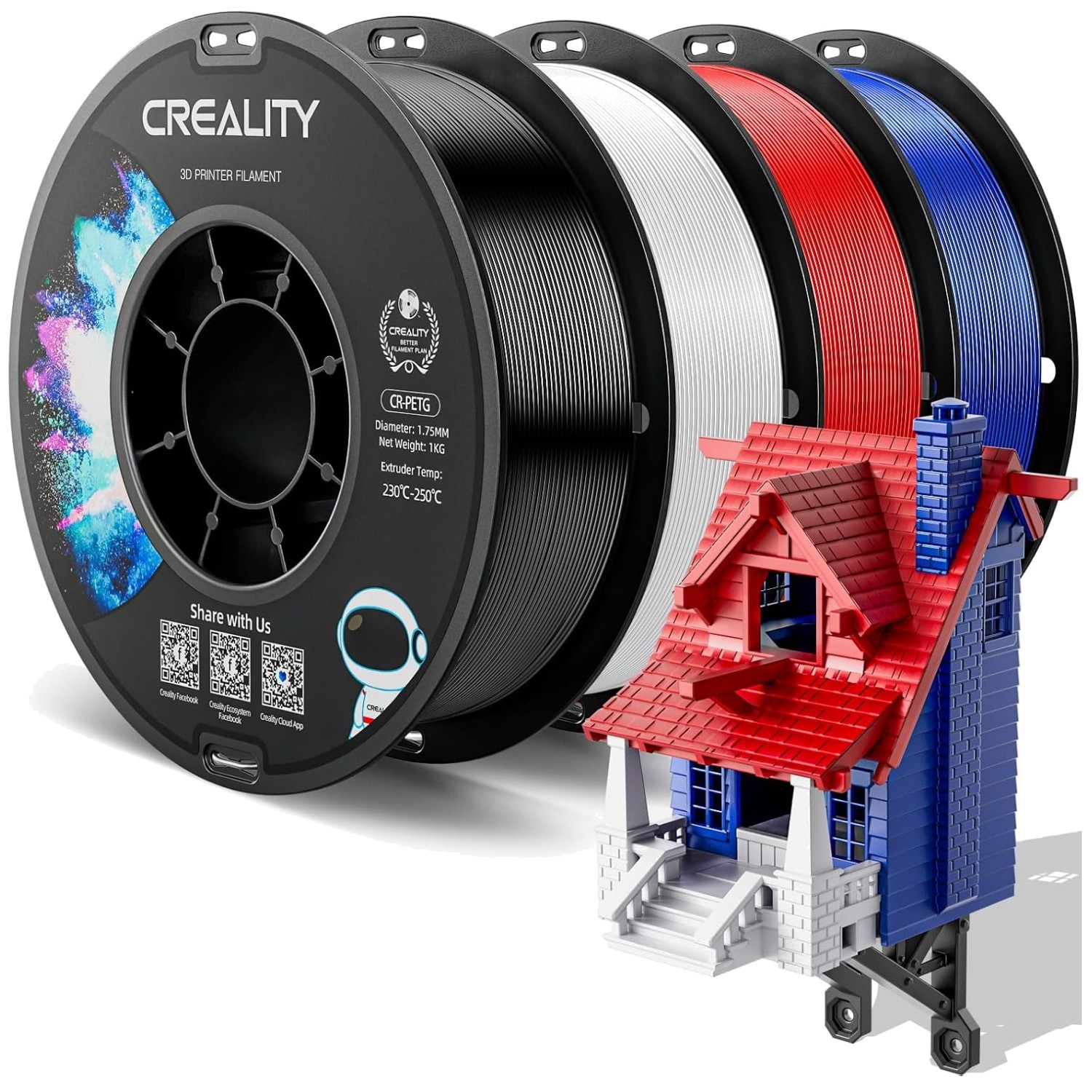 Creality CR-PETG 3D Printer Filament Bundle``
