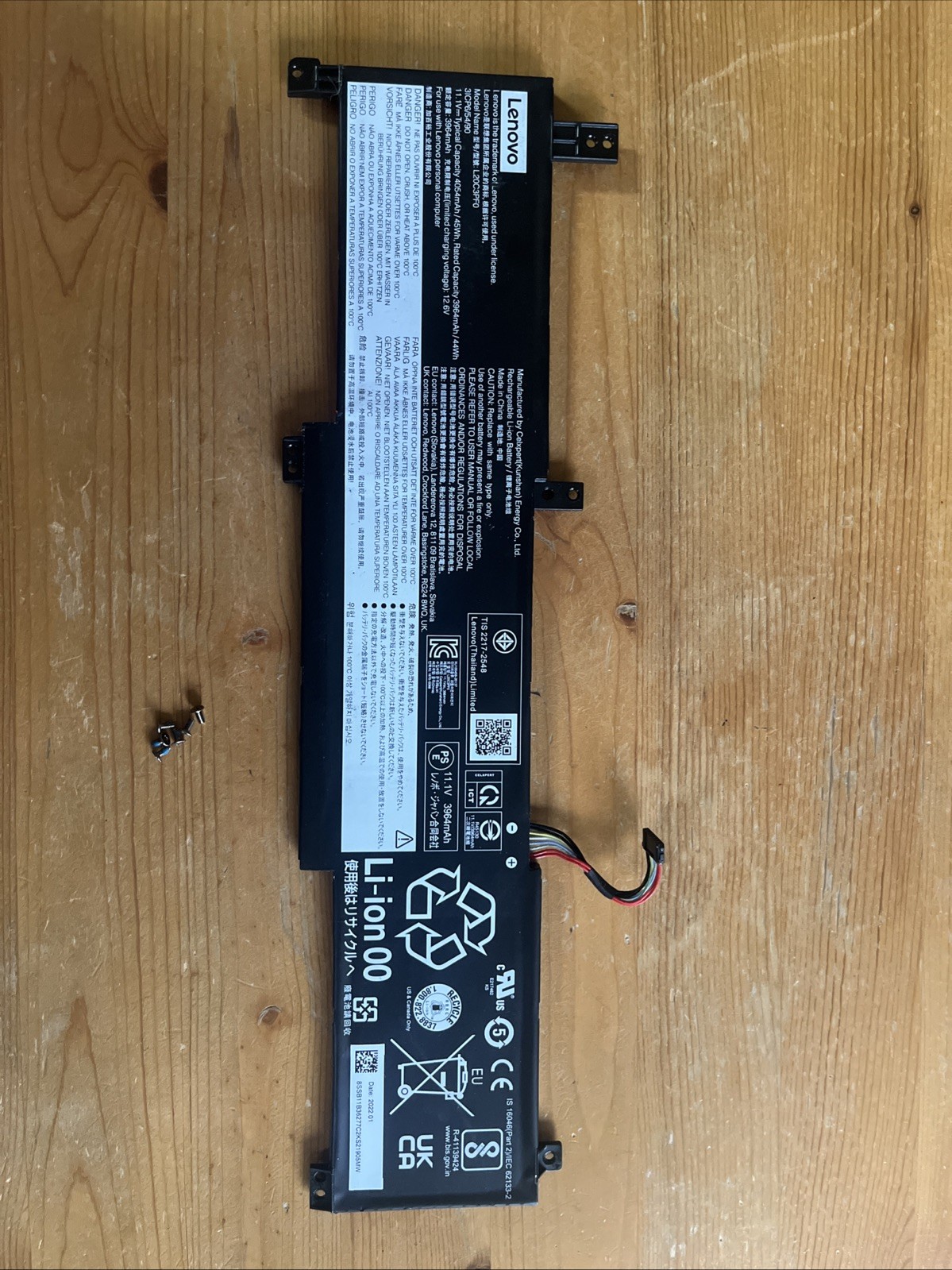 *GENUINE* LENOVO L20C3PF0 Laptop Battery for Ideapad 3 15ITL6, 11.1V 3964mAh