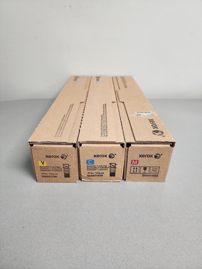 Xerox 006R01699 006R01700 006R01698 High Yield Toner Cartridge Lot of 3