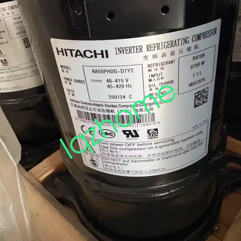 1PCS Hitachi variable frequency compressor AA55PHDG-D1Y2 new via FedEx or DHL