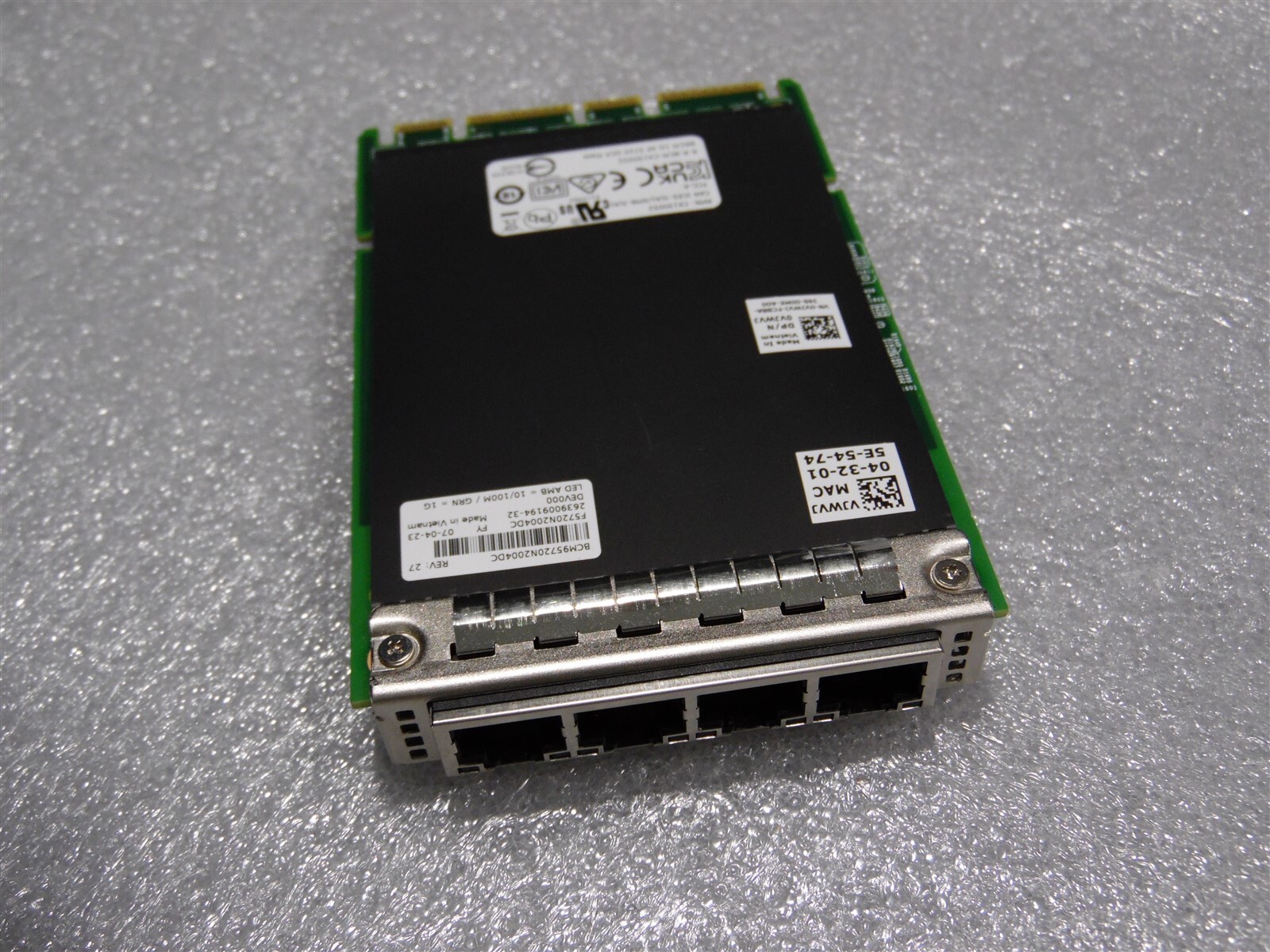 DELL EMC POWEREDGE R760 R750 SERVER NETWORK CARD OCP3 QUAD 1GB PORTS 5720 VJWVJ