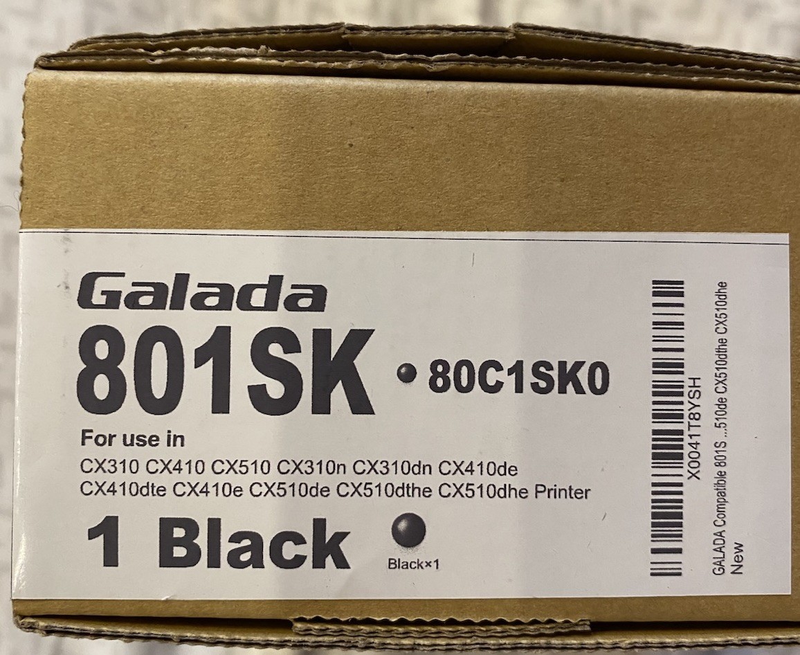 Galada Compatible Toner Cartridge For Lexmark CX310,CX410,CX510 Inc Toner Refill