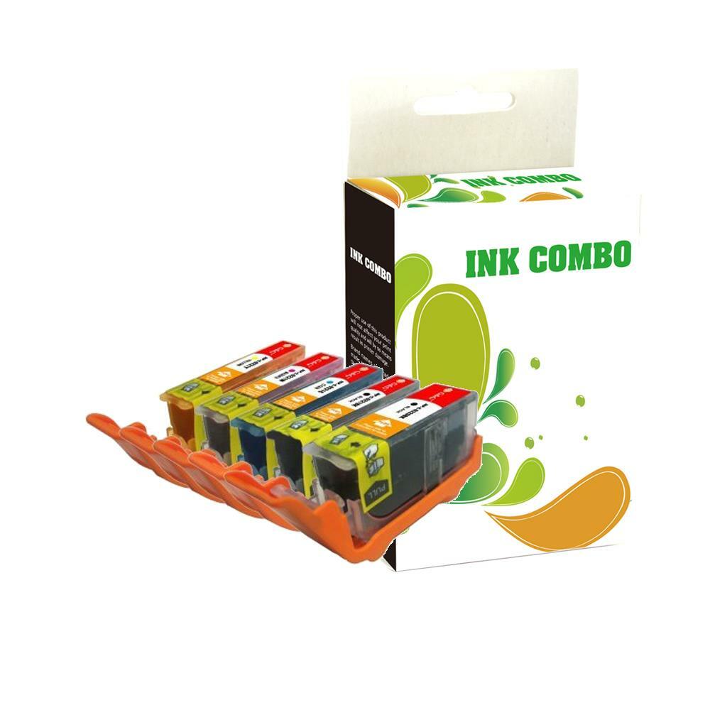 5 pk PGI220BK CLI221BK CLI221C CLI221Y CLI221M for Canon Printer PREMIUM