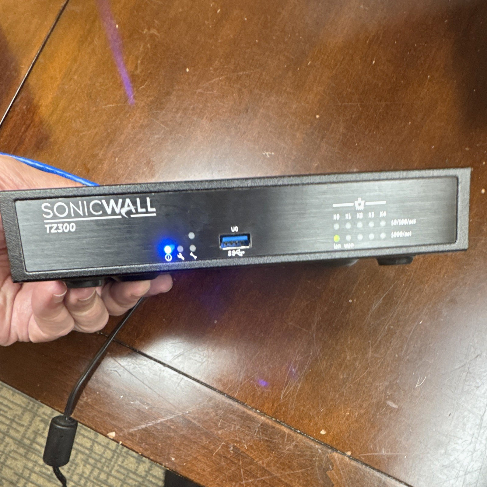SonicWALL TZ300 Hardware Firewall/VPN Security Appliance Owner Transferrable