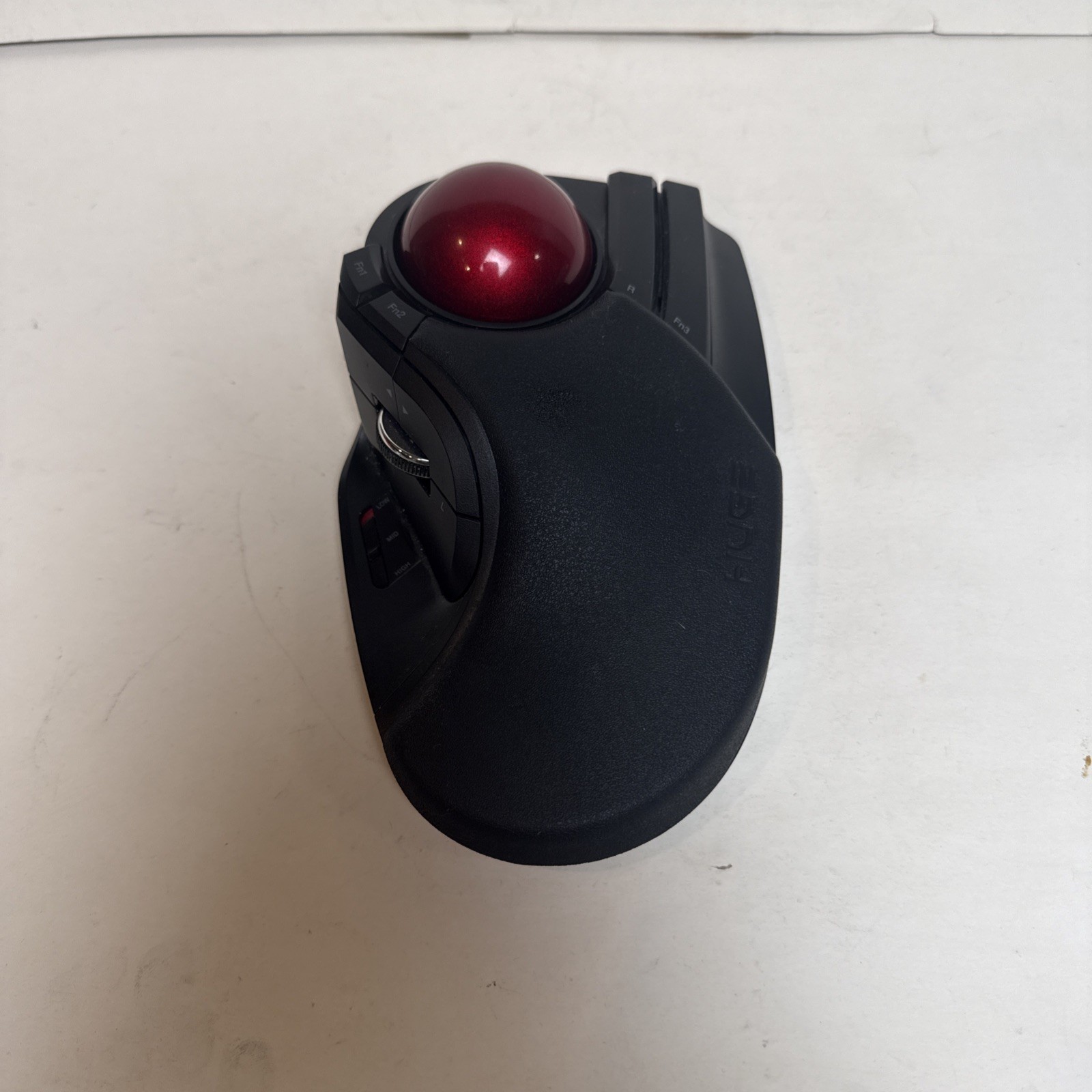 ELECOM HUGE Wireless Trackball Mouse M-HT1DRBK 2.4GHz w/Dongle (READ) 