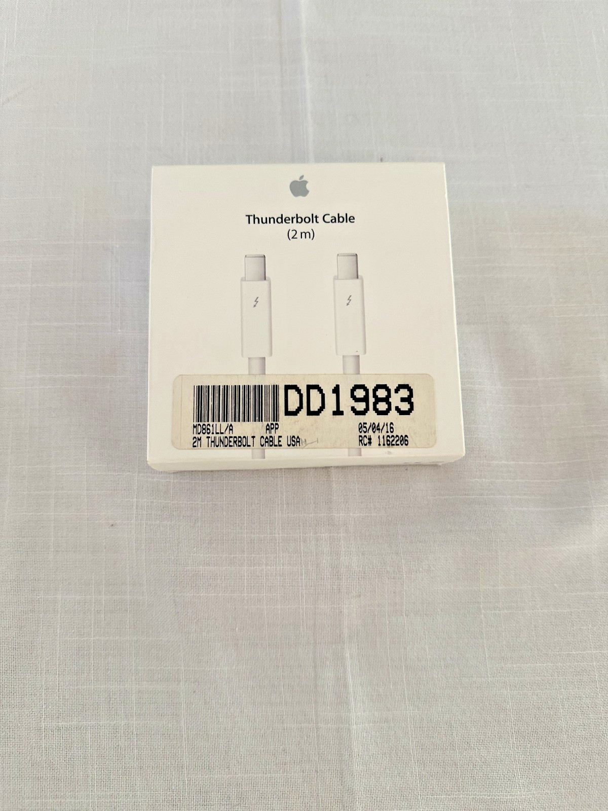 NEW SEALED Apple 2m Thunderbolt 2 Cable Mini DP, White - A1410, MD861LL/A - DS29