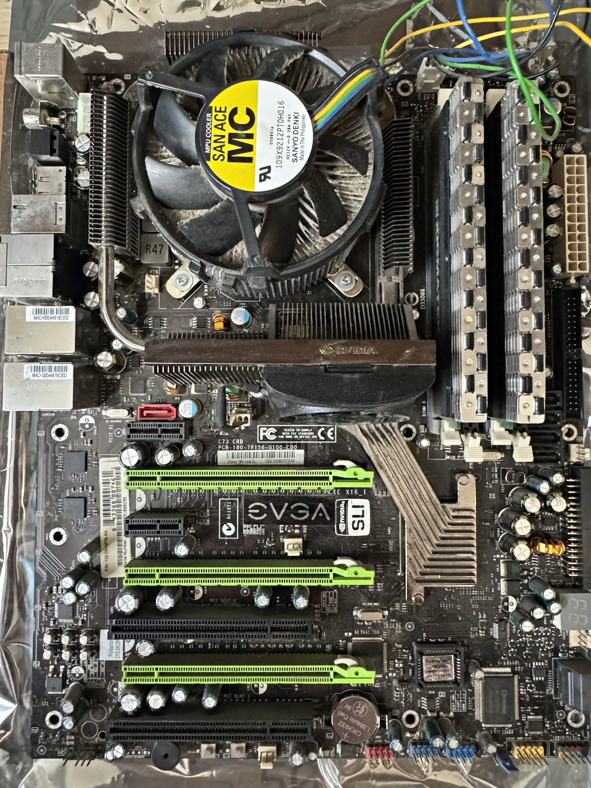 EVGA nForce 790i Ultra SLI 132-CK-NF79-A1 LGA 775 DDR3 Motherboard POST TESTED