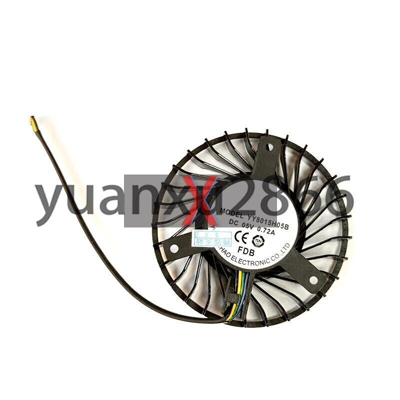 For YY8015H05B Hole spacing 4.5CM0 .72A 5V Cooling fan Graphics Card Fan