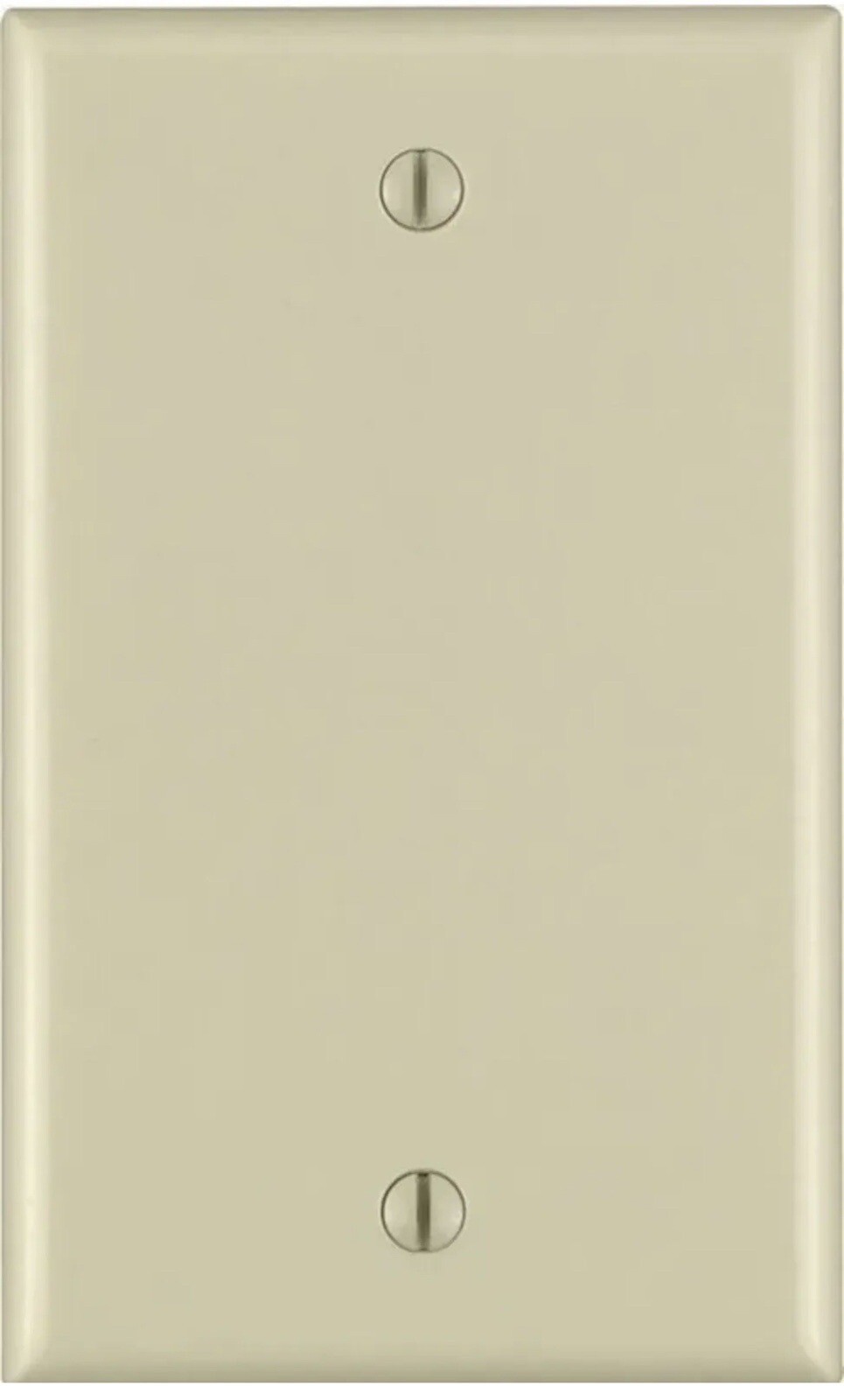 Pack Of 29-Leviton R51-86014-1 Ivory 1-Gang Blank Wall Plate 4-1/2 Hx2-3/4 W in