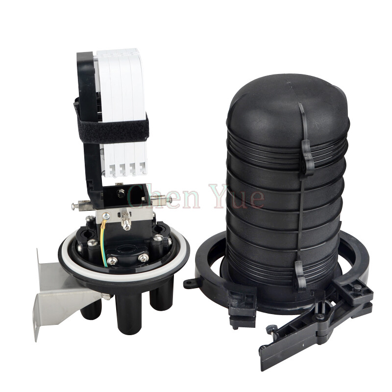 Vertical Dome Fiber Optic Closure Splice 48 core Joint Box Fiber Optic Closures